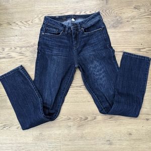 High rise skinny jeans